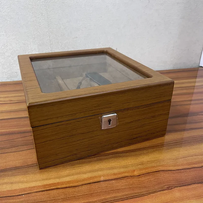 6 Slots New Coffee Wooden Watch Organizer Boxes And Gift Case